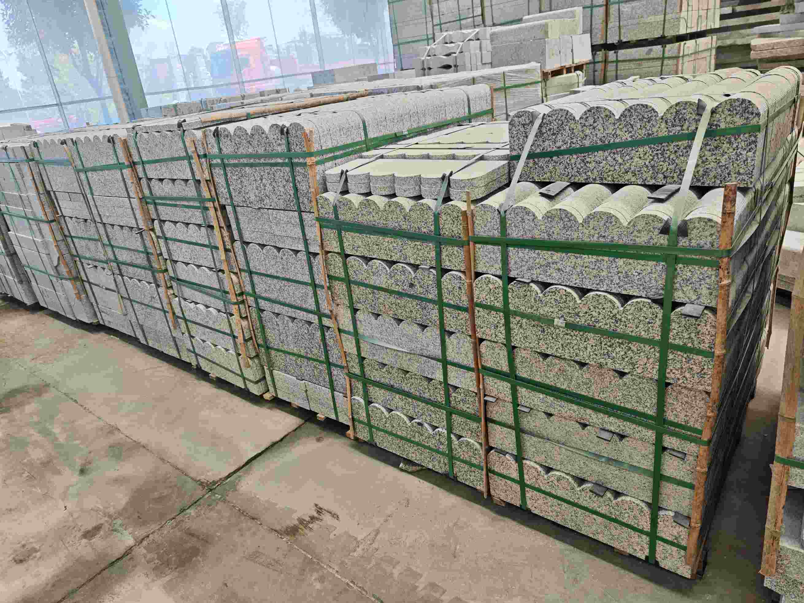 湖州芝麻白芙蓉白花边石