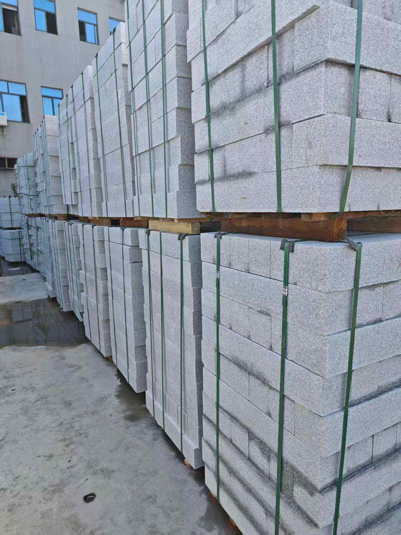 湖州芝麻白路牙石，路侧石